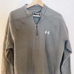 Men’s Fleece Under Armor Half Zip, very cozy and warm, size M